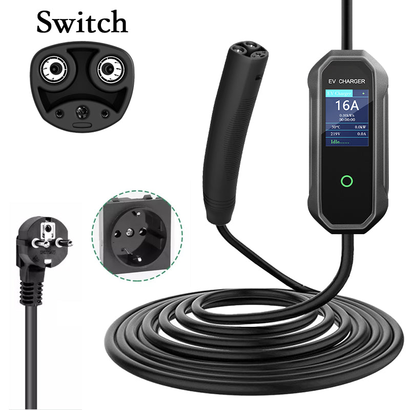 Chargerman PowerGo Portable EV Charger | 3.5kW - 22kW